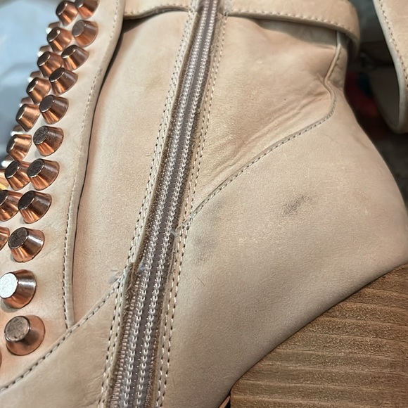 Jeffrey Campbell nude boots with rose gold studs - Picture 13 of 14